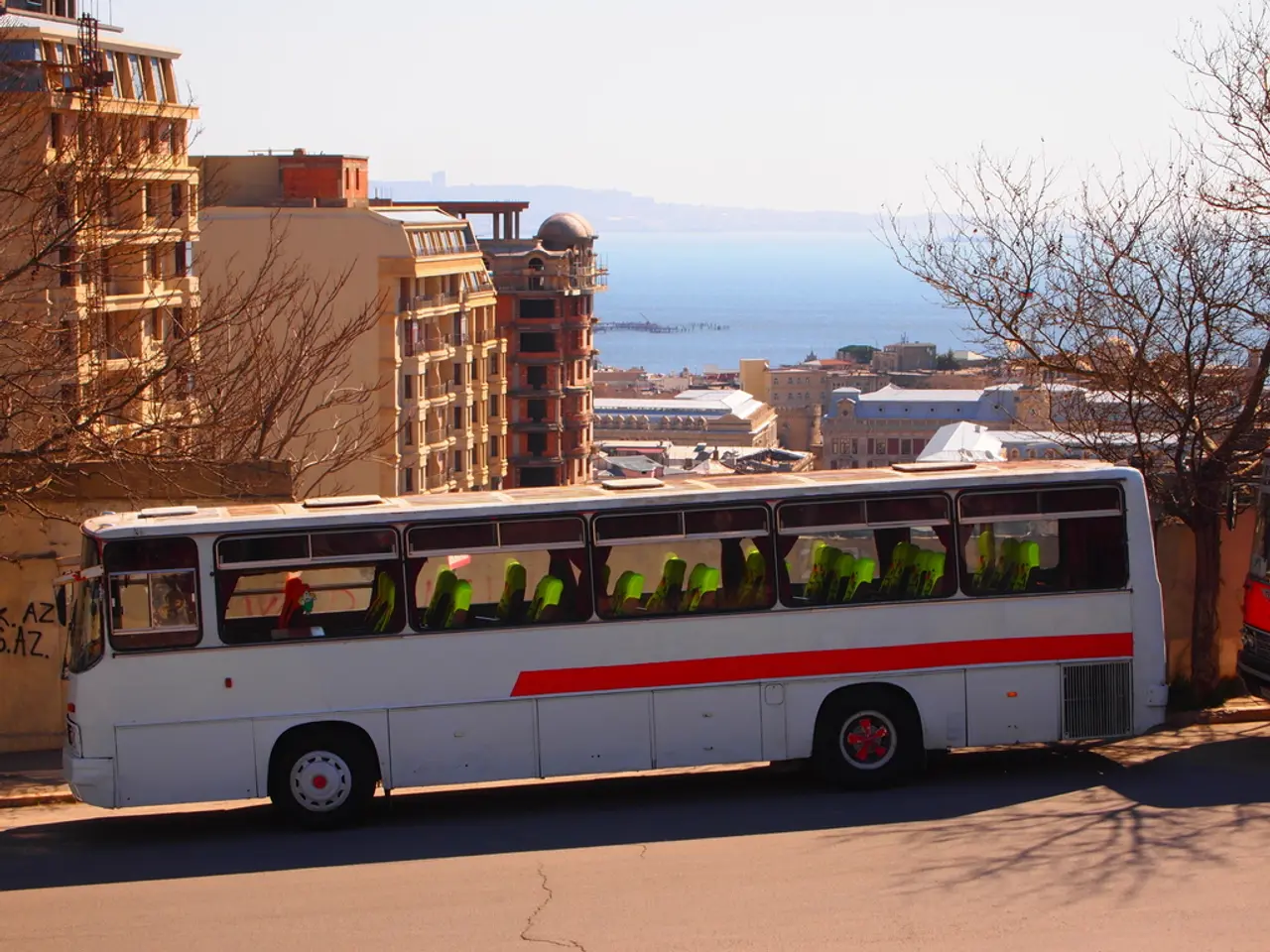 Disrupted bus traffic due to a burst water main