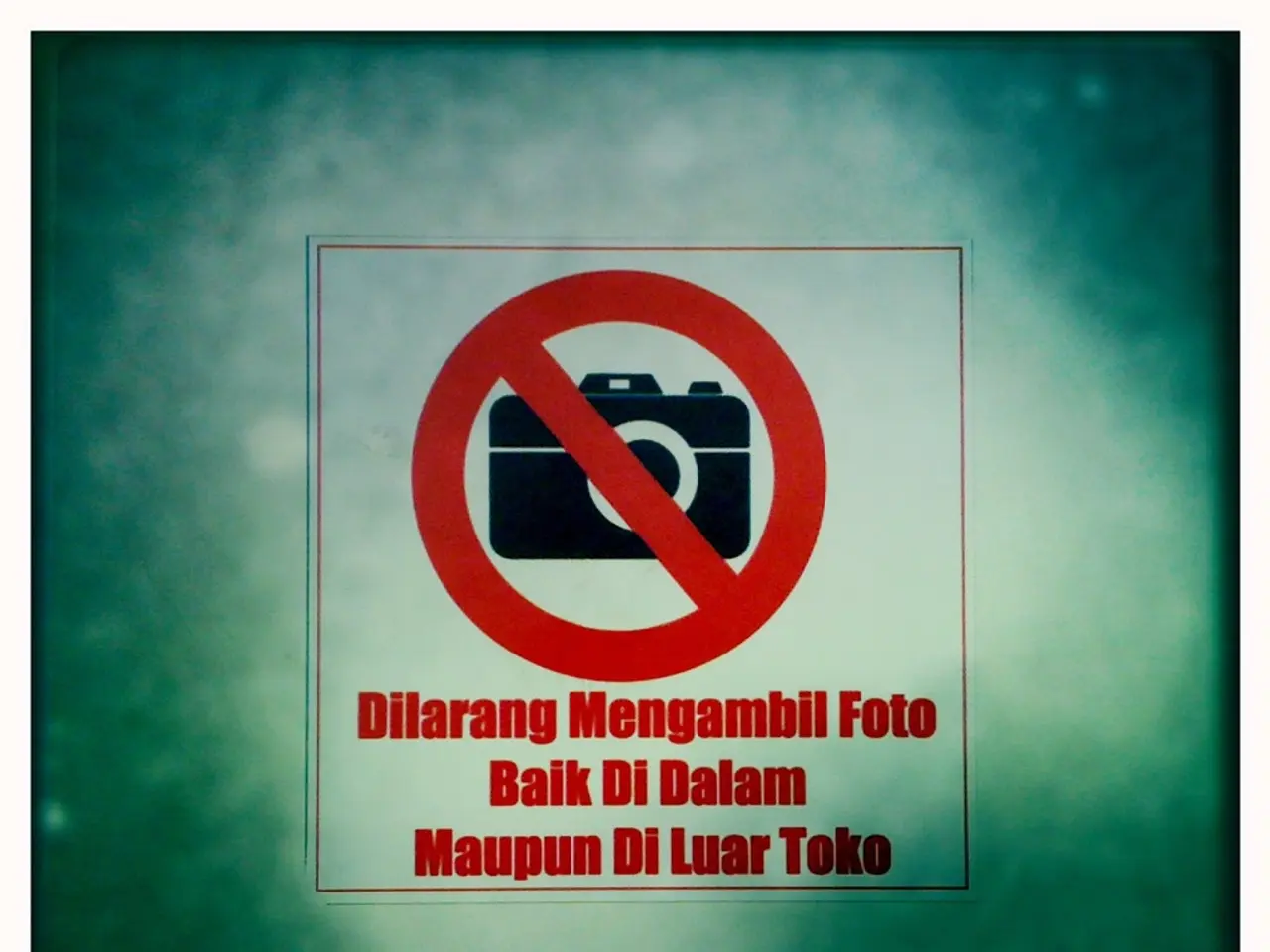 In this image I can see some text written it. I can also a picture of the camera.