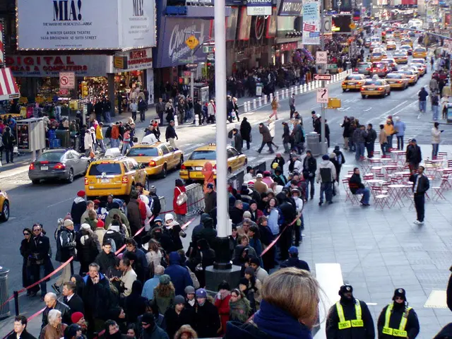 Construction blocking access on Biebrich's main thoroughfare.