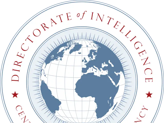 The image shows the logo of the Directorate of Intelligence Central Intelligence Agency, which...