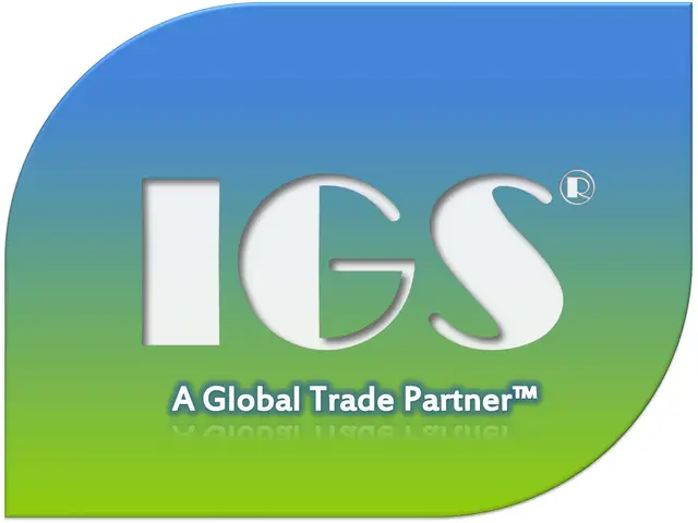 The image shows the logo of the Global Trade Partner (IGS) on a white background. The logo consists...