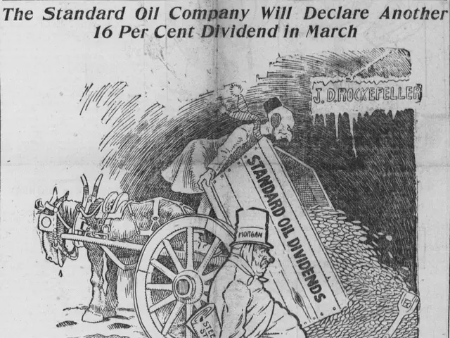 The image shows a paper with a cartoon of a man standing next to a horse-drawn cart, with a wheel...