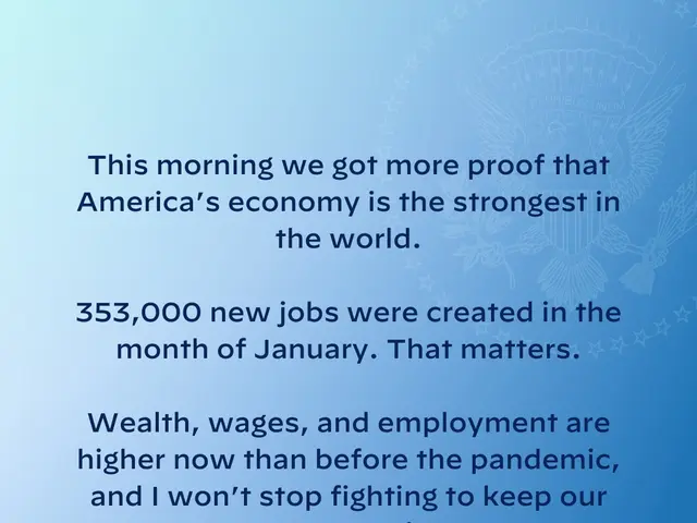 The image shows a blue background with a quote that reads, "This morning we got more proof that...