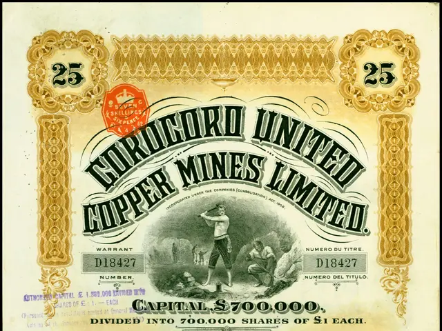 The image shows an old stock certificate issued by Corrugord United Copper Mines Limited. It...