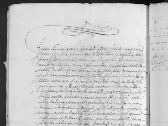 The image shows an open book with handwriting on it, which is the title "title upper canada land...