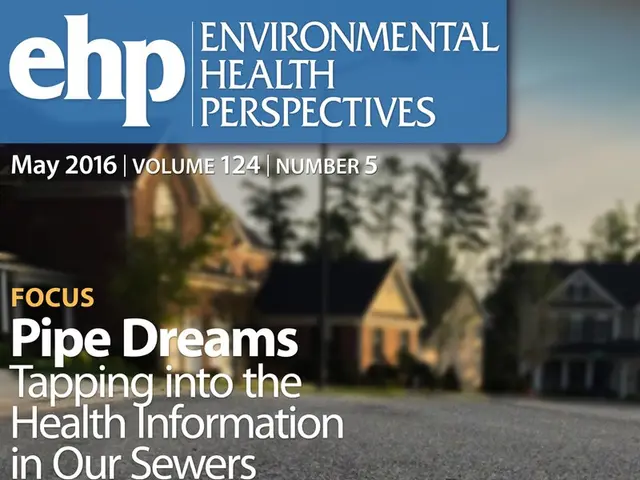 The image shows a road with a manhole cover in the foreground, surrounded by buildings, trees, and...