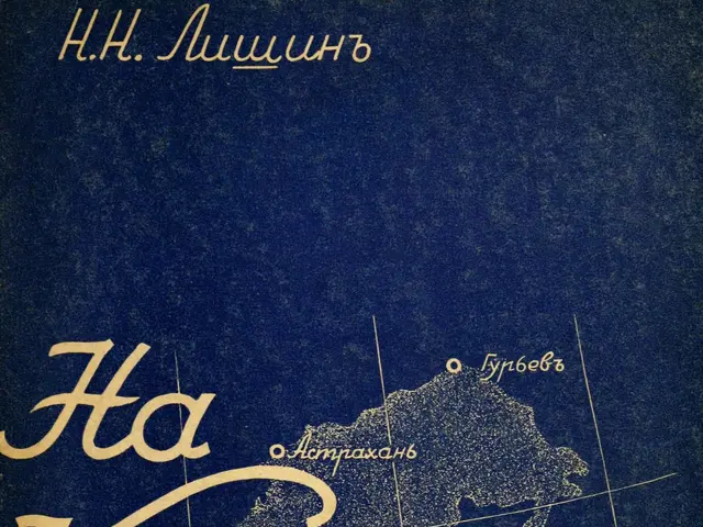 The image shows a book with a map of the Russian Federation on it. The cover of the book is blue in...