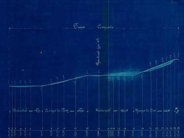 The image shows a blue sheet of paper with a graph on it, depicting the growth of the number of...