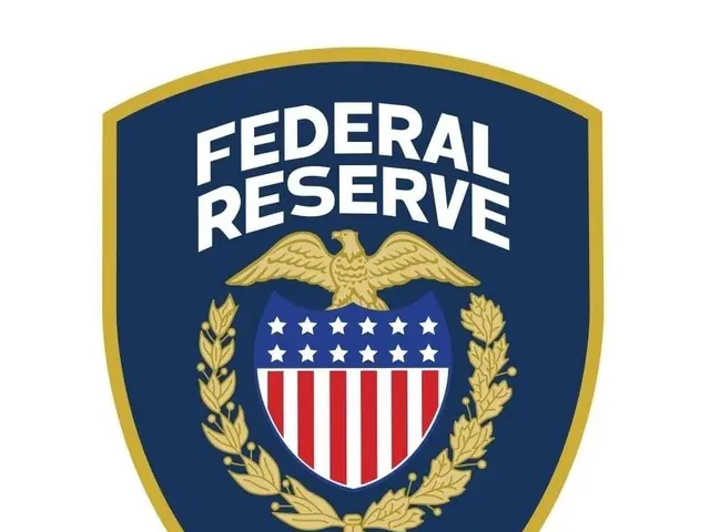 The image shows the Federal Reserve Police logo, which consists of a blue shield with a white star...