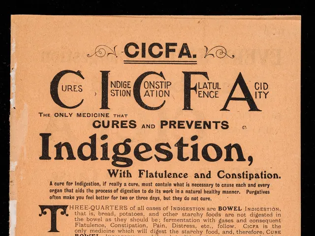 The image shows an old advertisement for CICFA, the only medicine that cures and prevents...