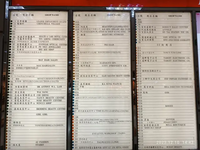 The image shows a menu board with Chinese writing on it in front of a building. The text on the...