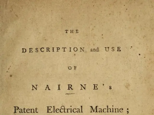 The image shows an old book with the title "The Description and Use of Nairne's Patent Electrical...