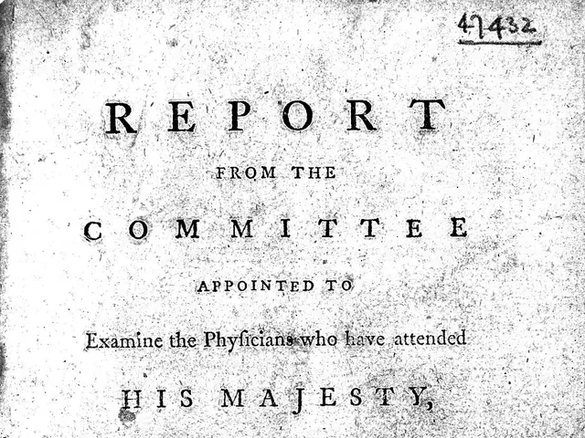 The image shows an old book with the title "Report from the Committee Appointed to Examine the...